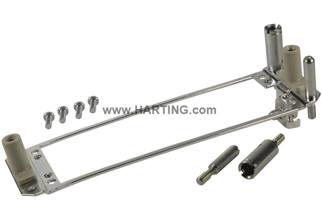 DIN-Power retaining frame