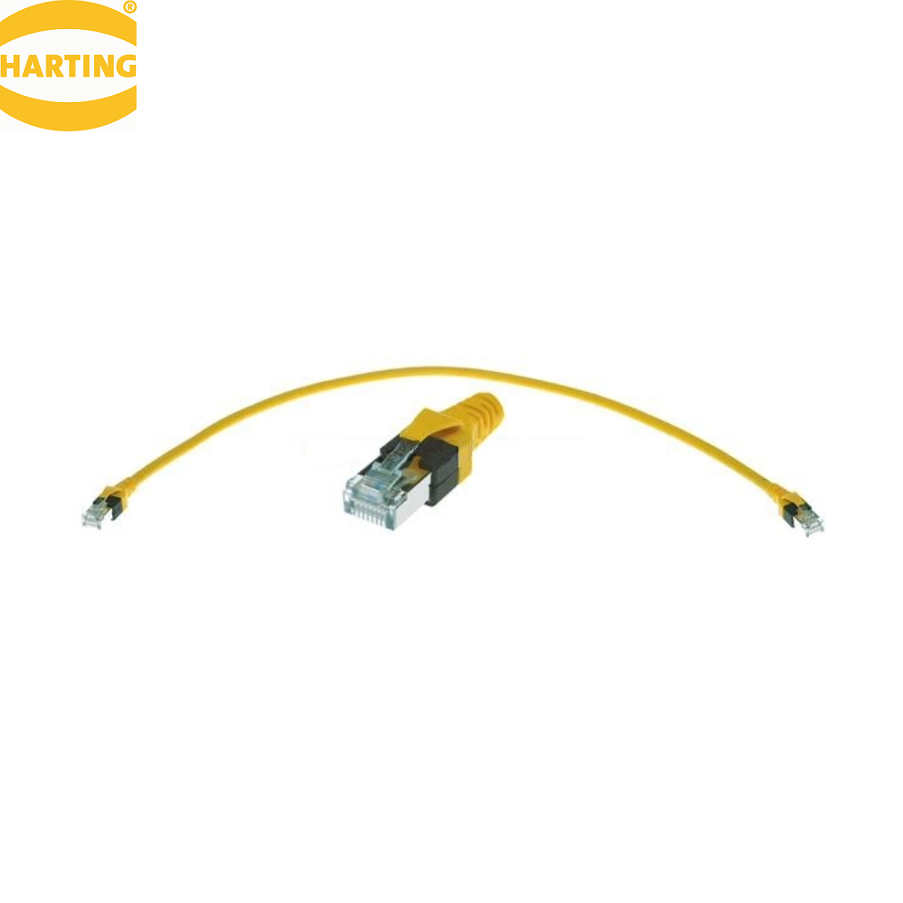 09474747101 RJI cable 4x2xAWG26/7 CAT6A PUR, 0.2m [하팅 HARTING]