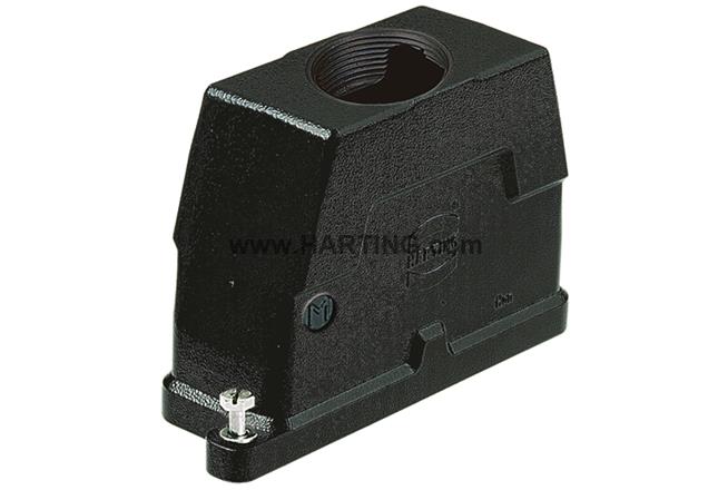 Han 10HPR Hood Top Entry M32 Screw lock