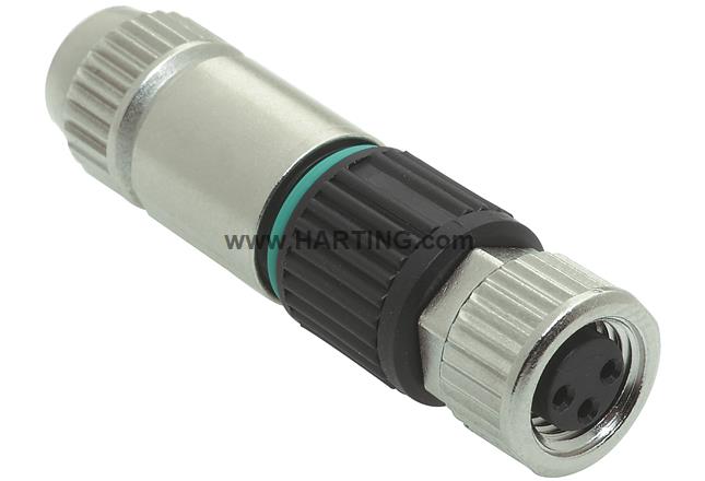 Circular Connector with Harax F 8 / 3-pole