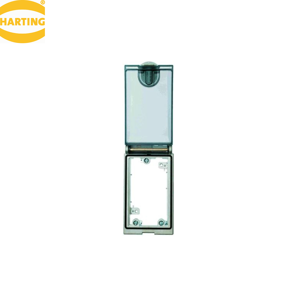 39500000100 Single Frame, Ni plated, plastic cover [하팅 HARTING]