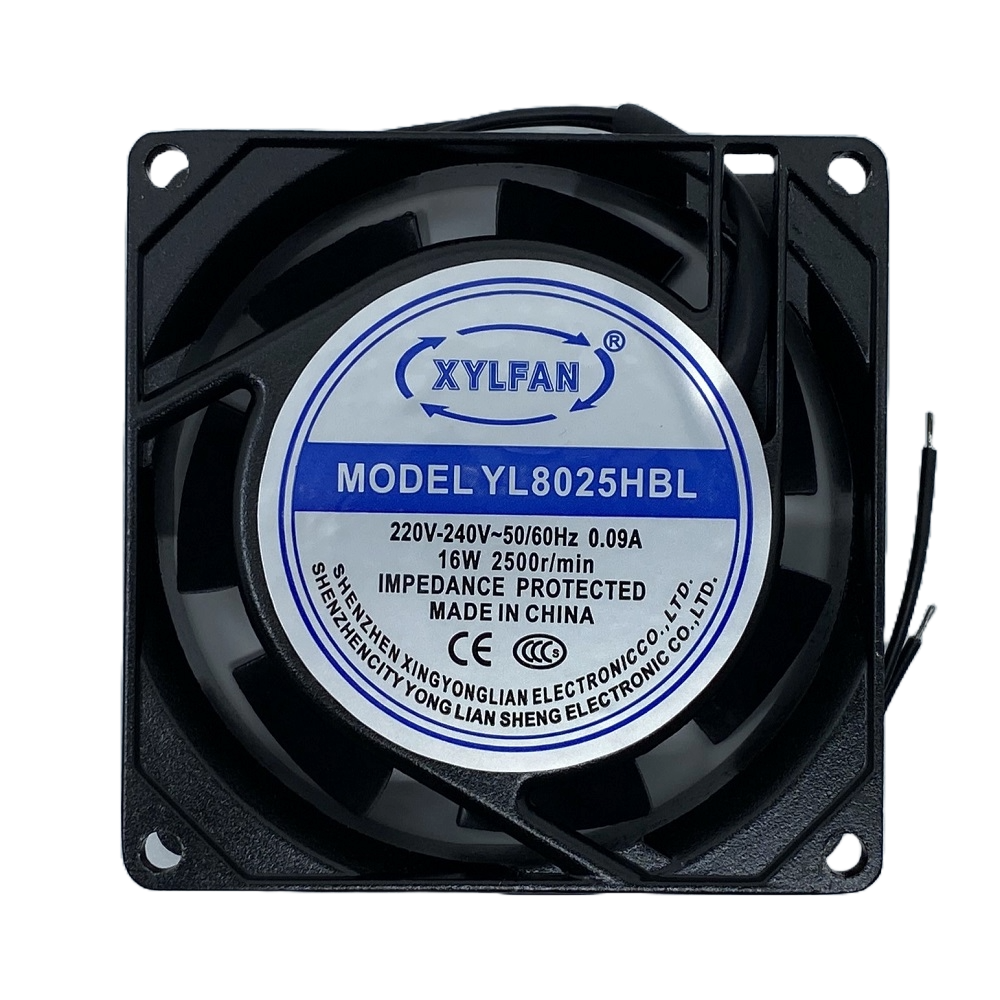 YL8025HBL 80x80x25 AC 220-240V FAN 냉각팬 쿨링팬 [XYLFAN]